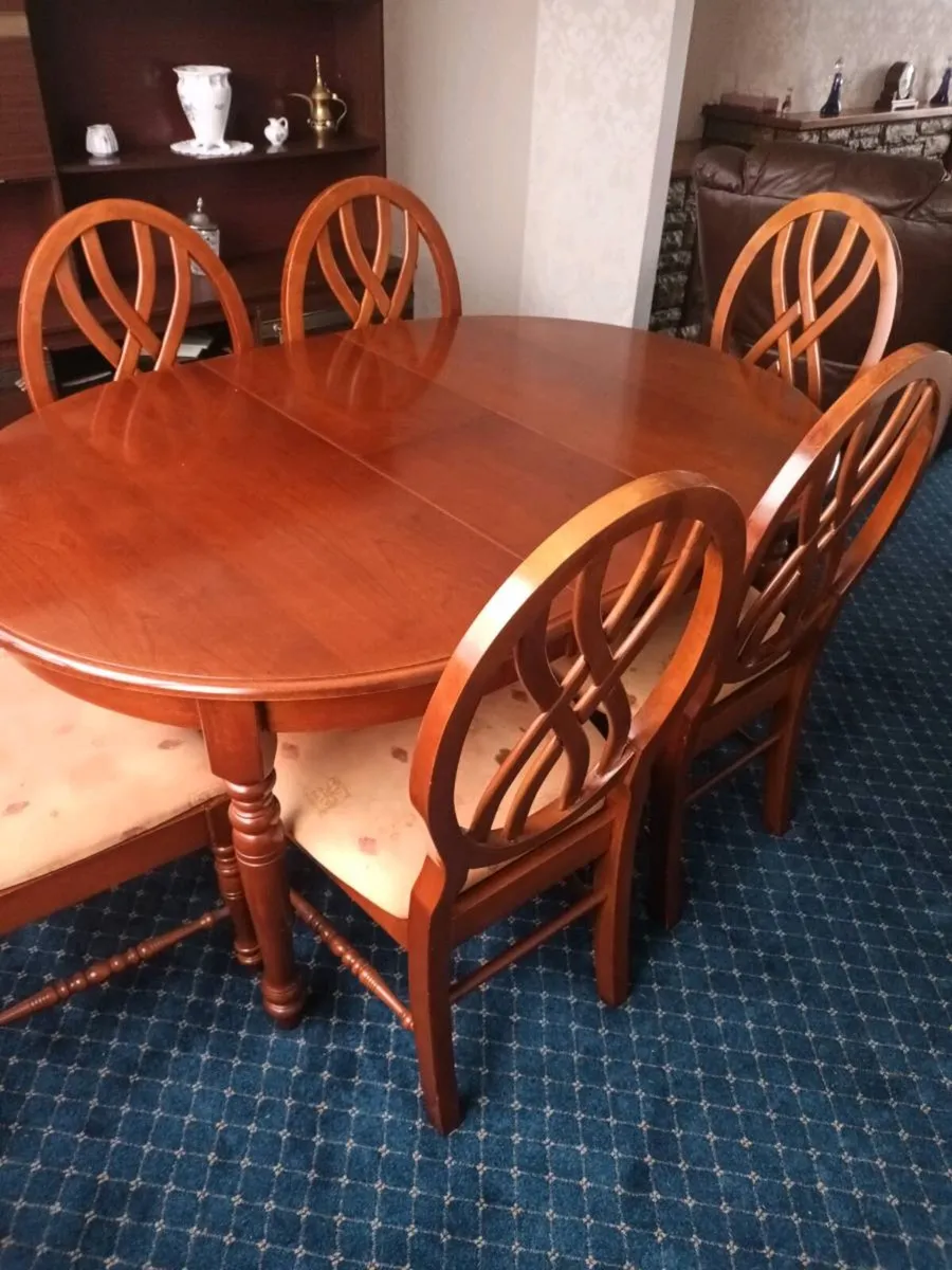 Dining room table 6 chairs - Image 2