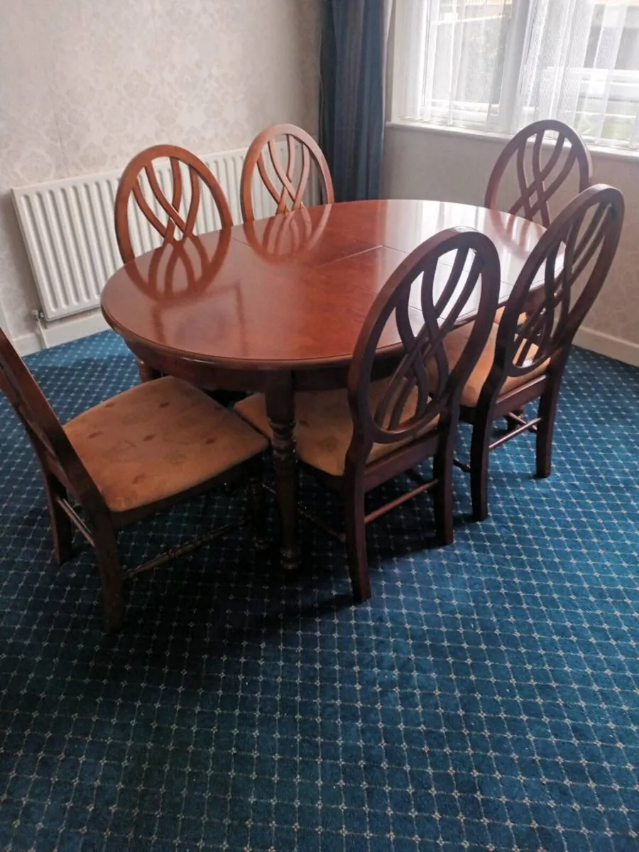 Dining room table 6 chairs - Image 3