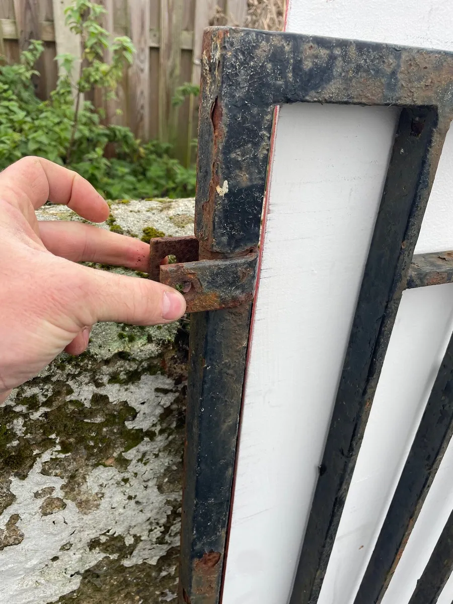 Solid steel gates from an old national school - Image 3