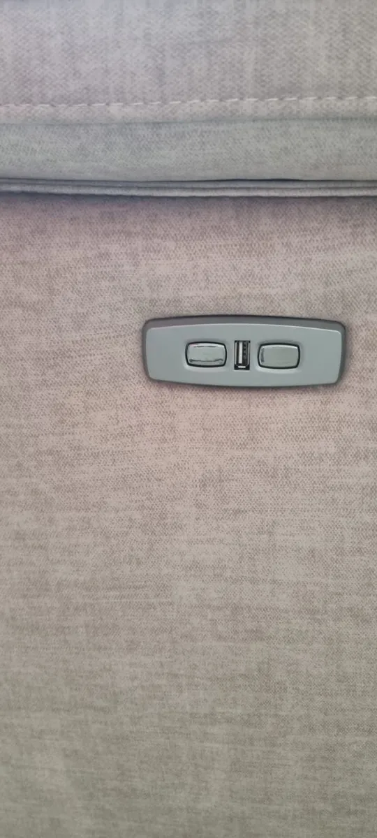 Like New 3 Seater Power Reclining Sofa - Image 3