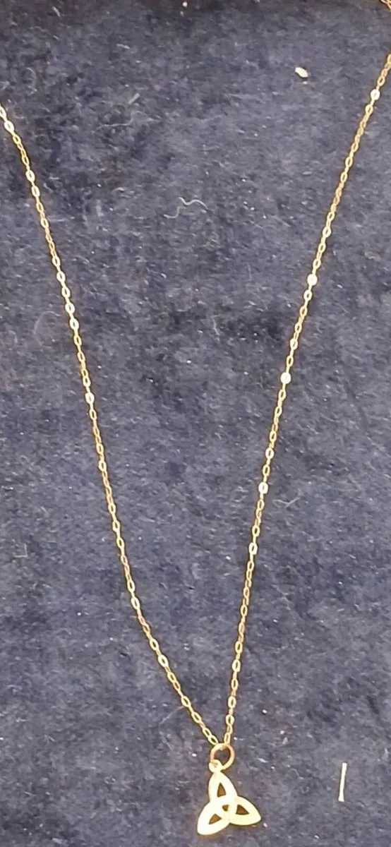 9ct trinity pendant - Image 4