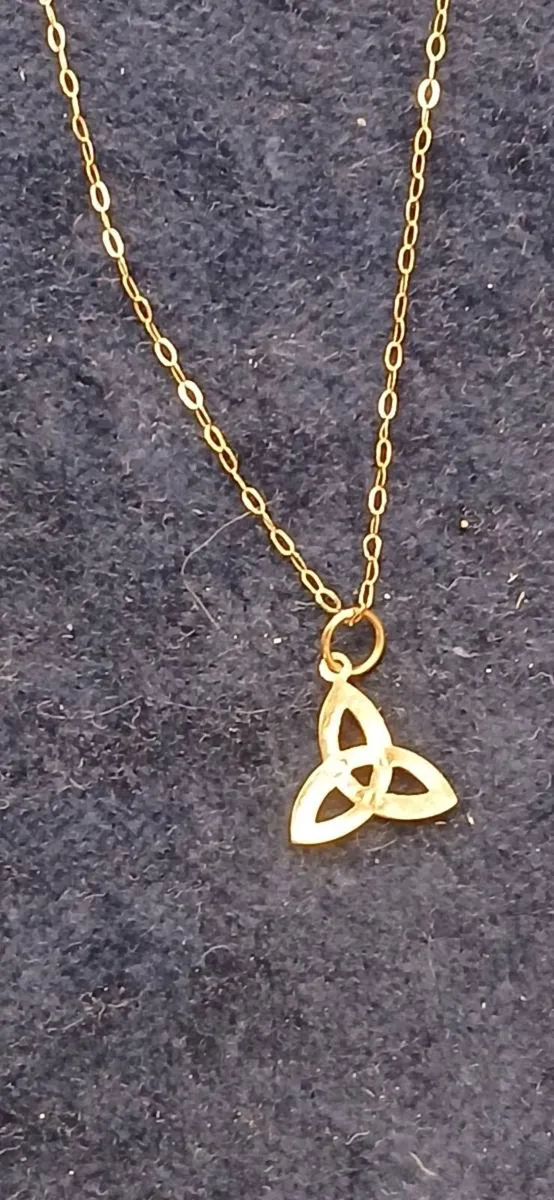 9ct trinity pendant - Image 3
