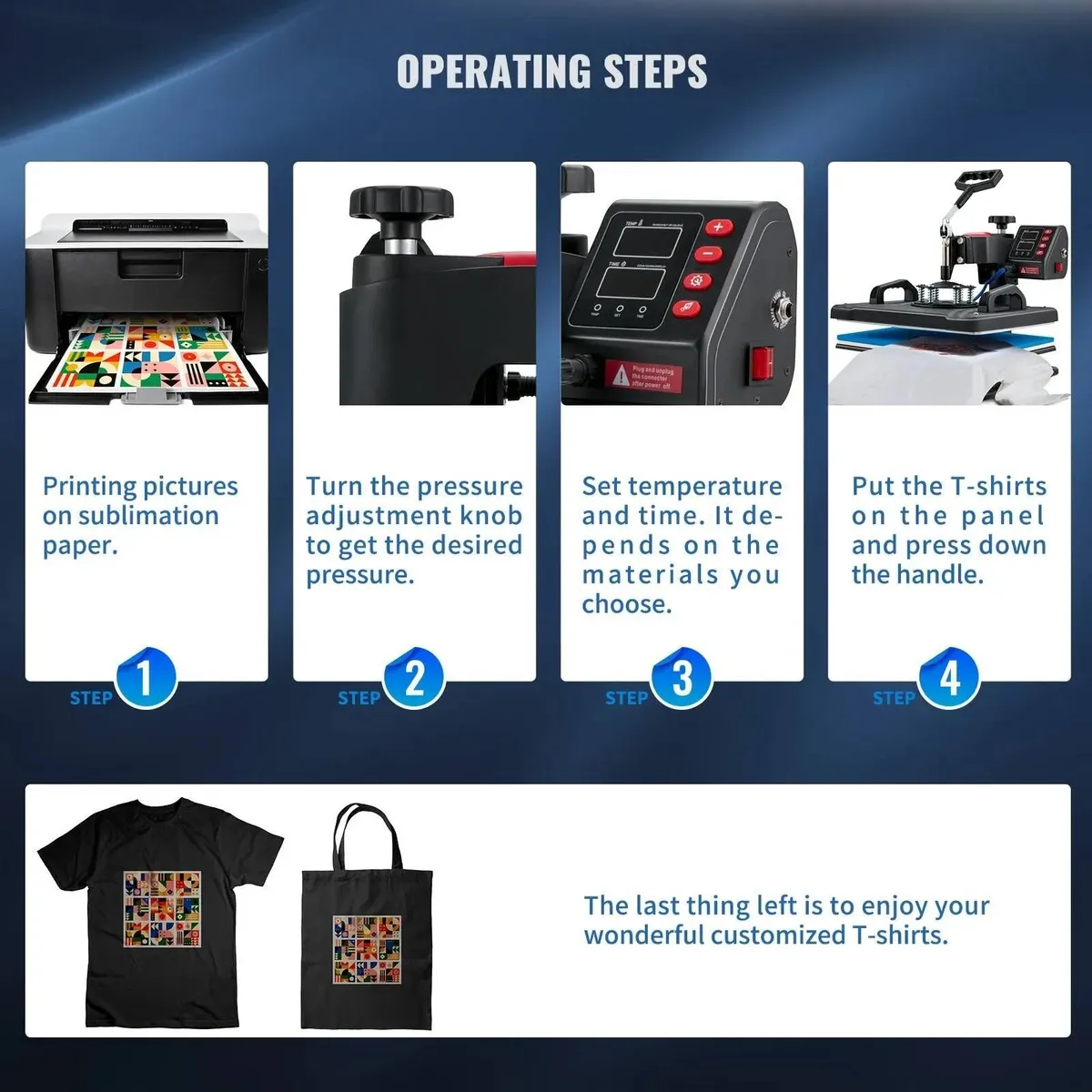 Heat Press Machine 5 in 1 Digital Printing Kit - Image 4