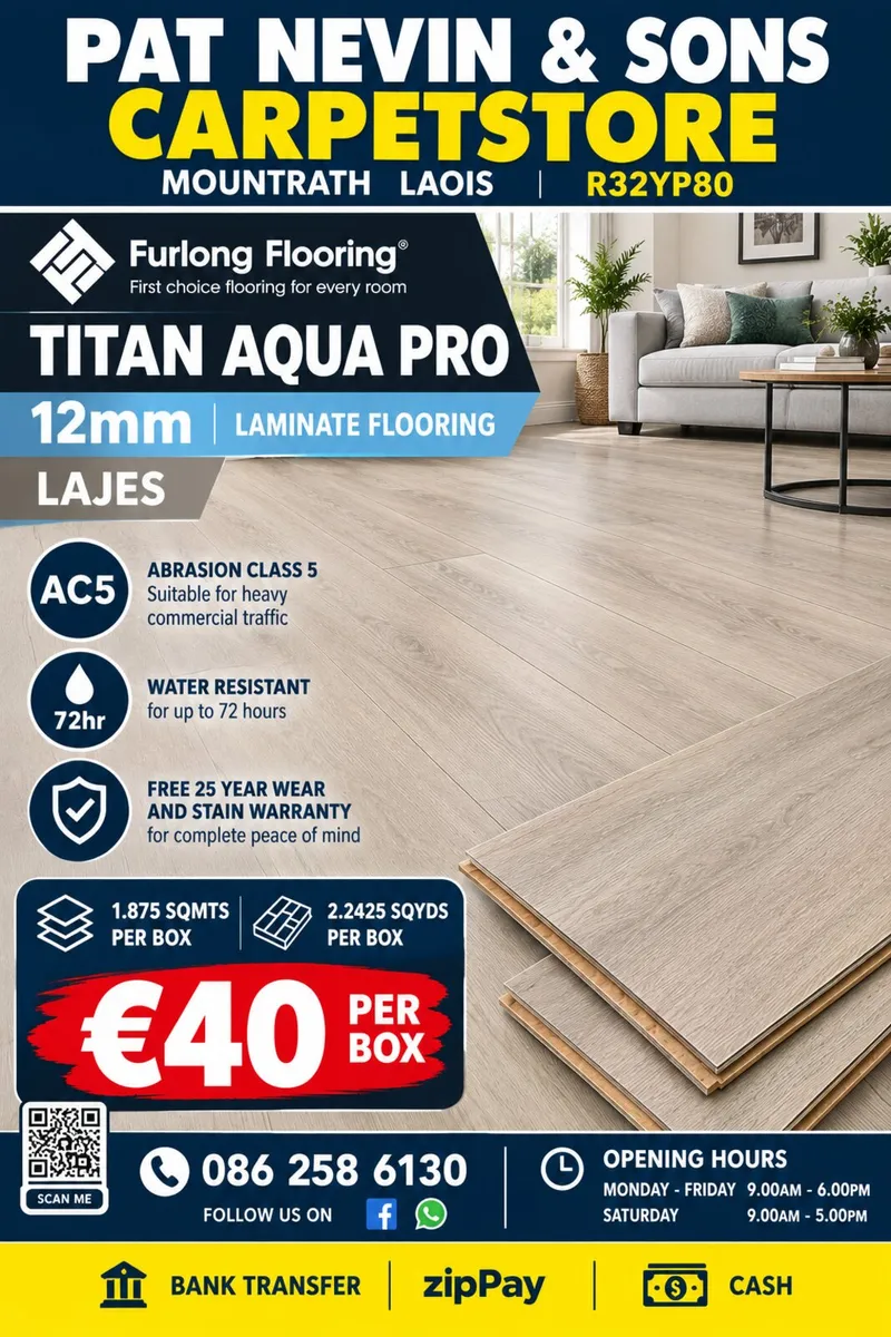 PAT NEVIN & SONS CARPETSTORE MOUNTRATH LAOIS - Image 4