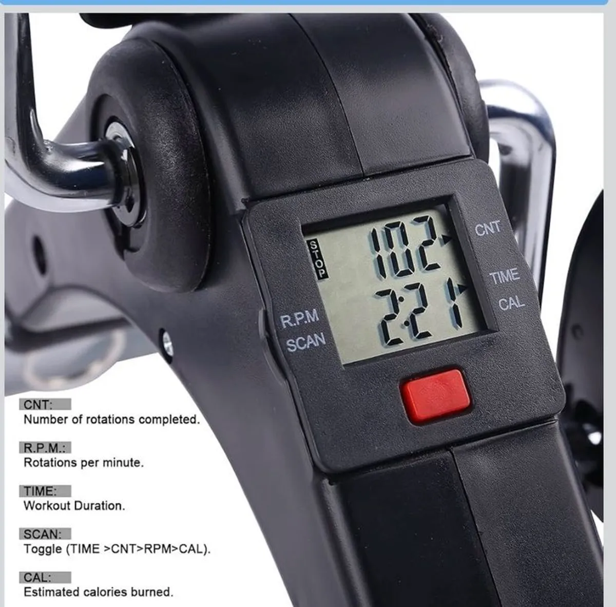 Mini Exercise Bike Portable Pedal Exercise - Image 2