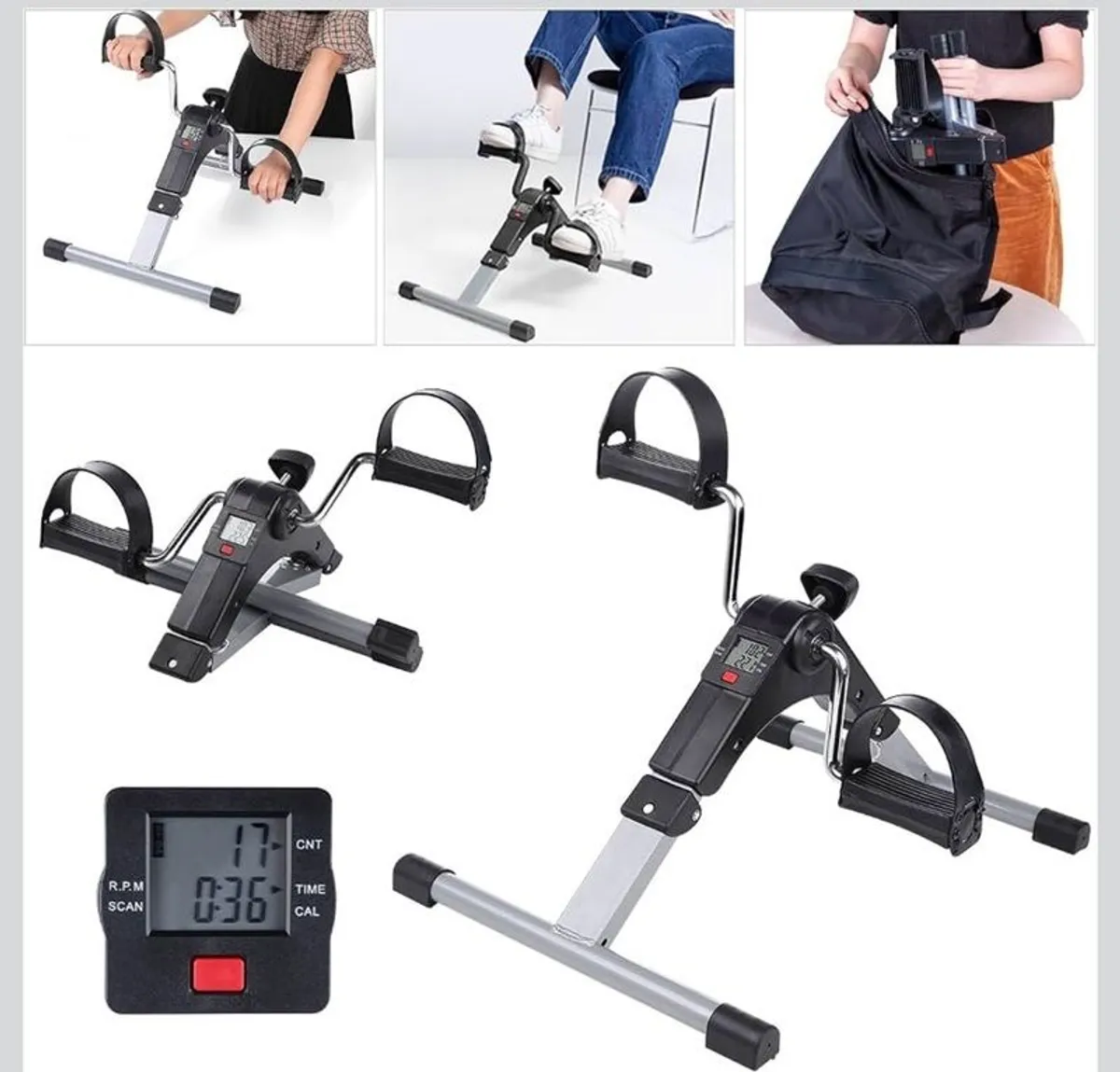 Mini Exercise Bike Portable Pedal Exercise - Image 3