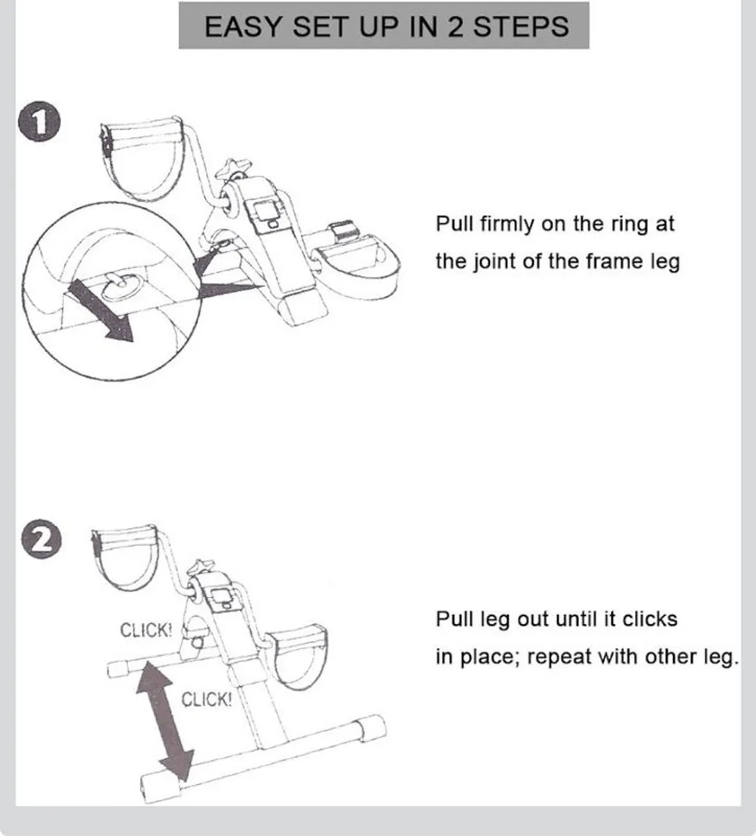 Mini Exercise Bike Portable Pedal Exercise - Image 4
