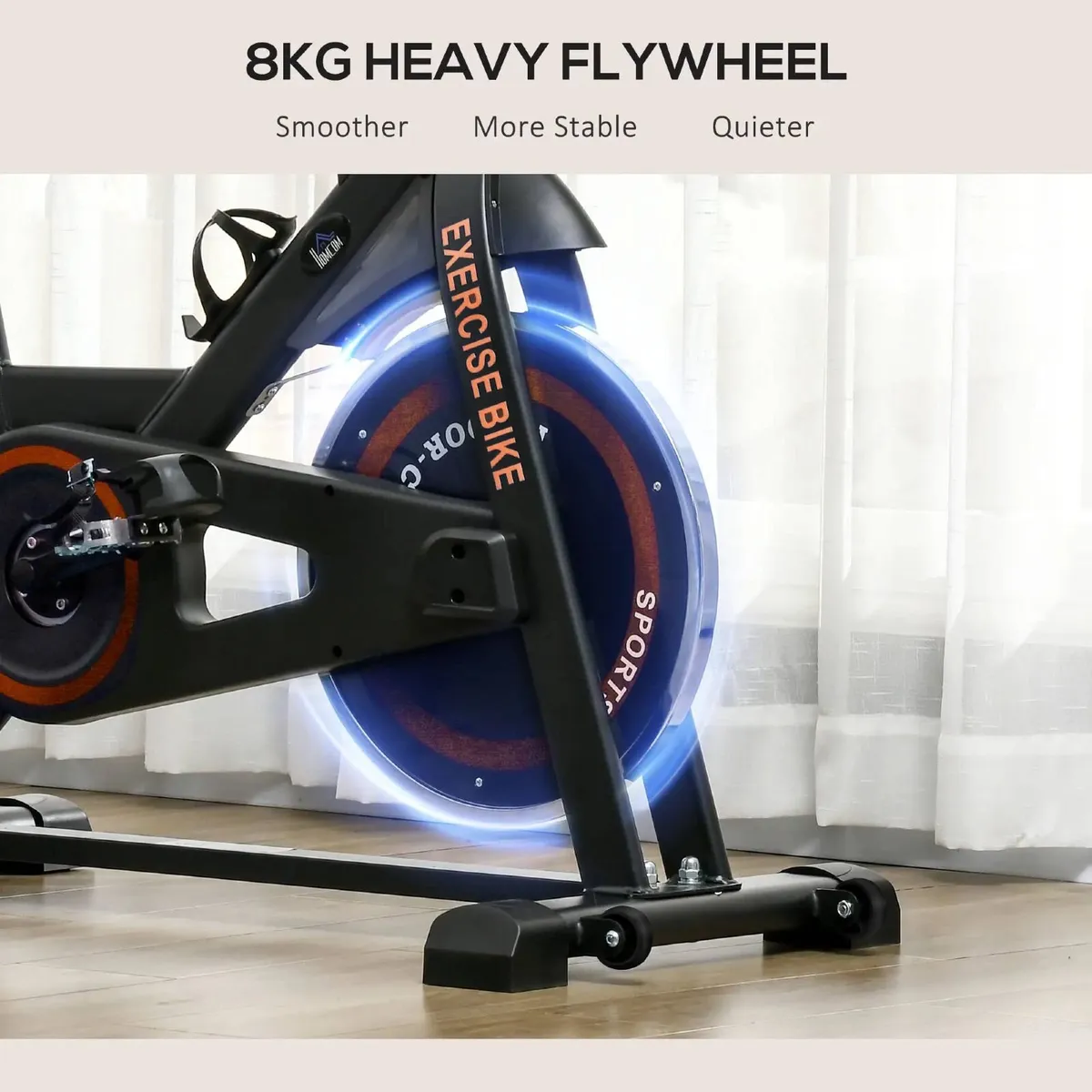 Exercise Bike with 8kg Flywheel for Home Workouts - Image 3