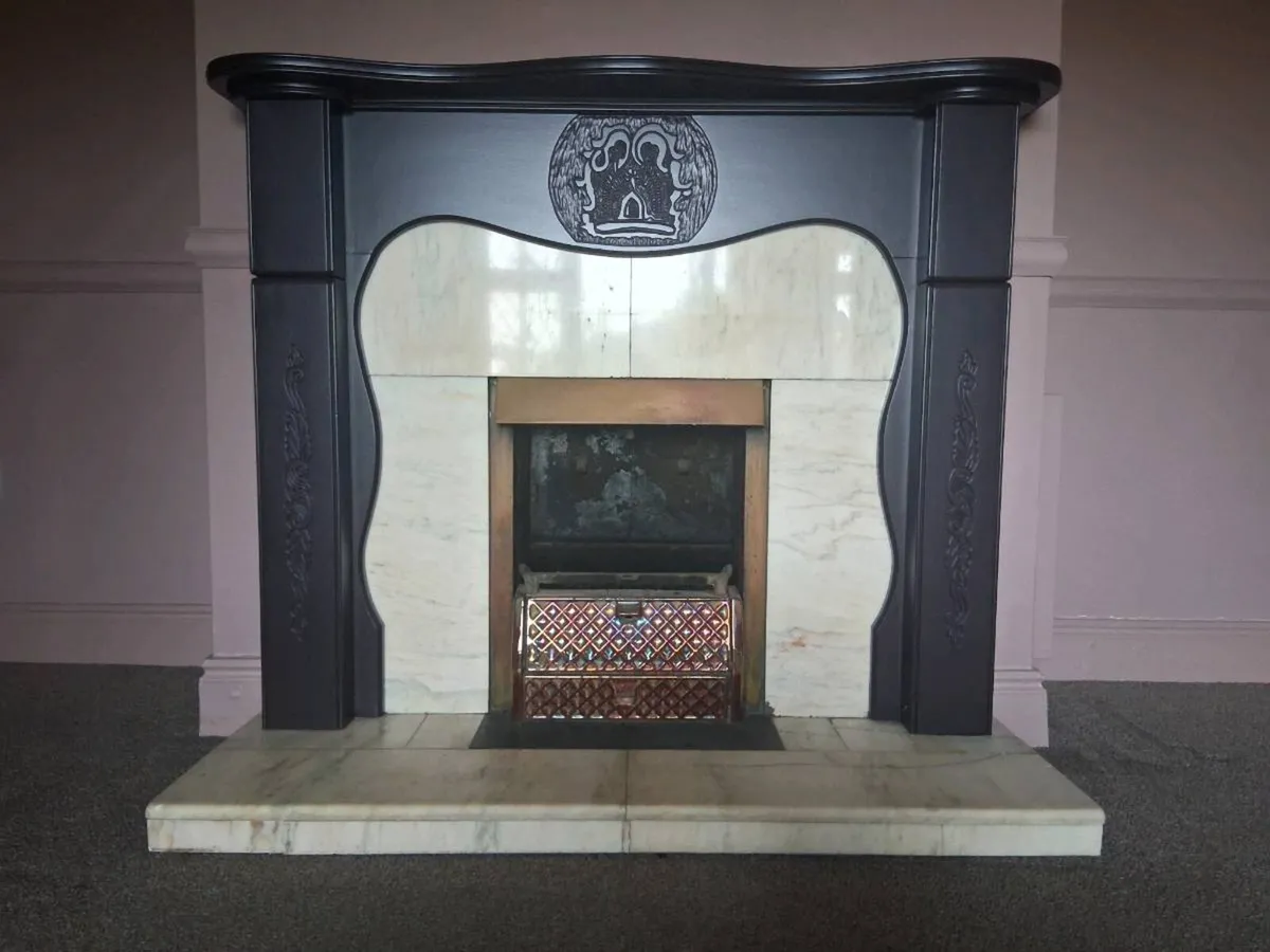 Fireplace - Wooden and Fixtures - Image 1