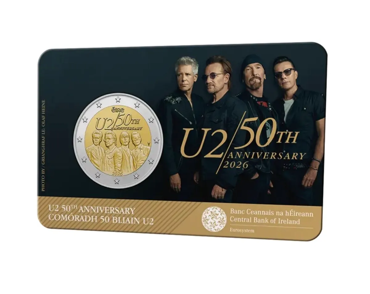 2 euro coin U2 50th Anniversary 2026 BU quality - Image 1