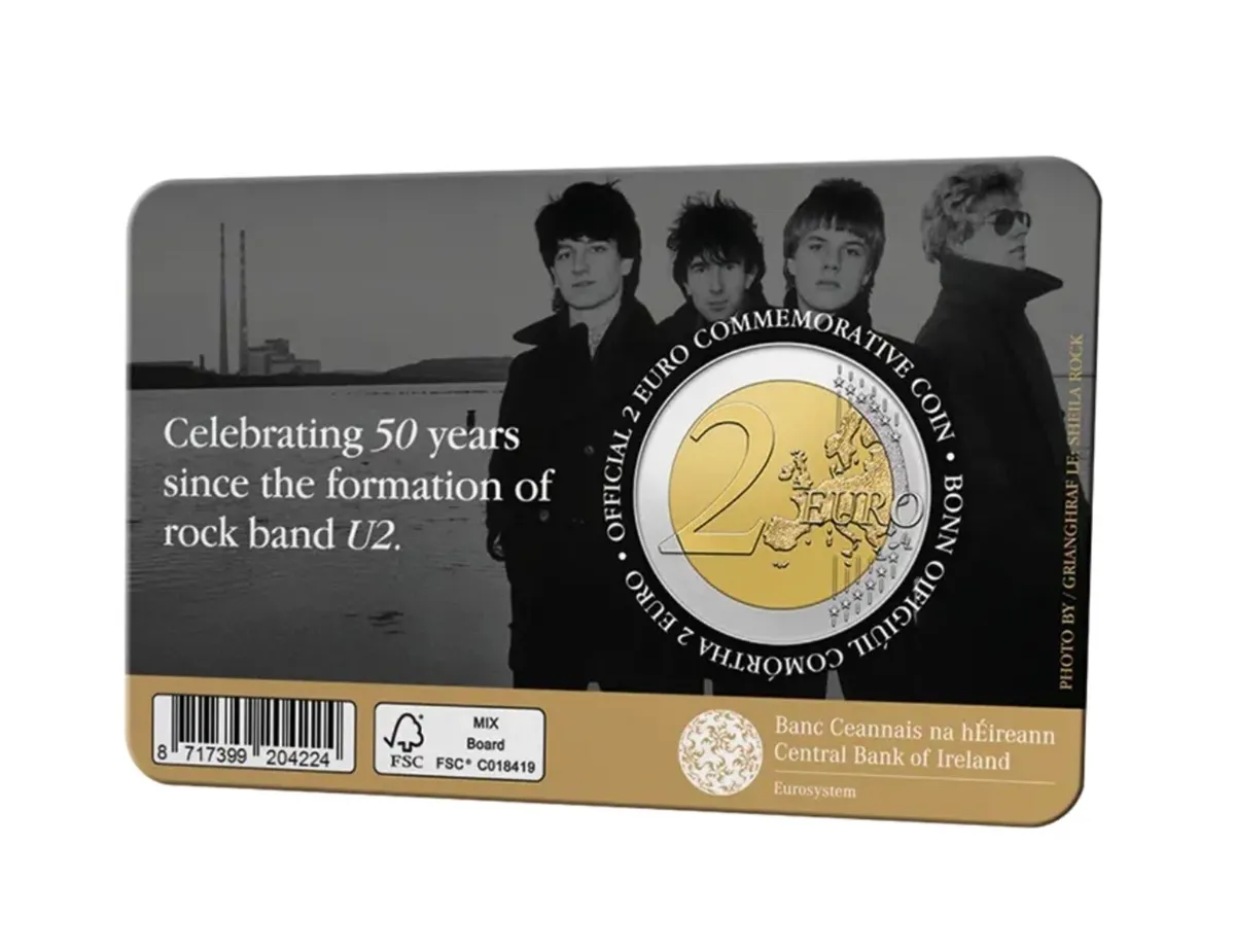 2 euro coin U2 50th Anniversary 2026 BU quality - Image 2