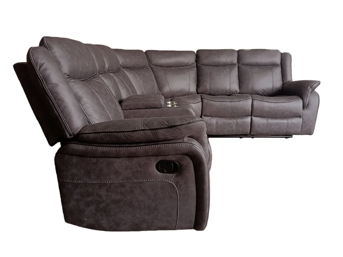Brand new grey recliner sofa - Image 1