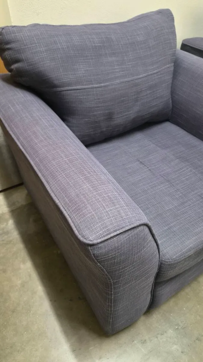 Armchairs x 2 Grey - Image 2