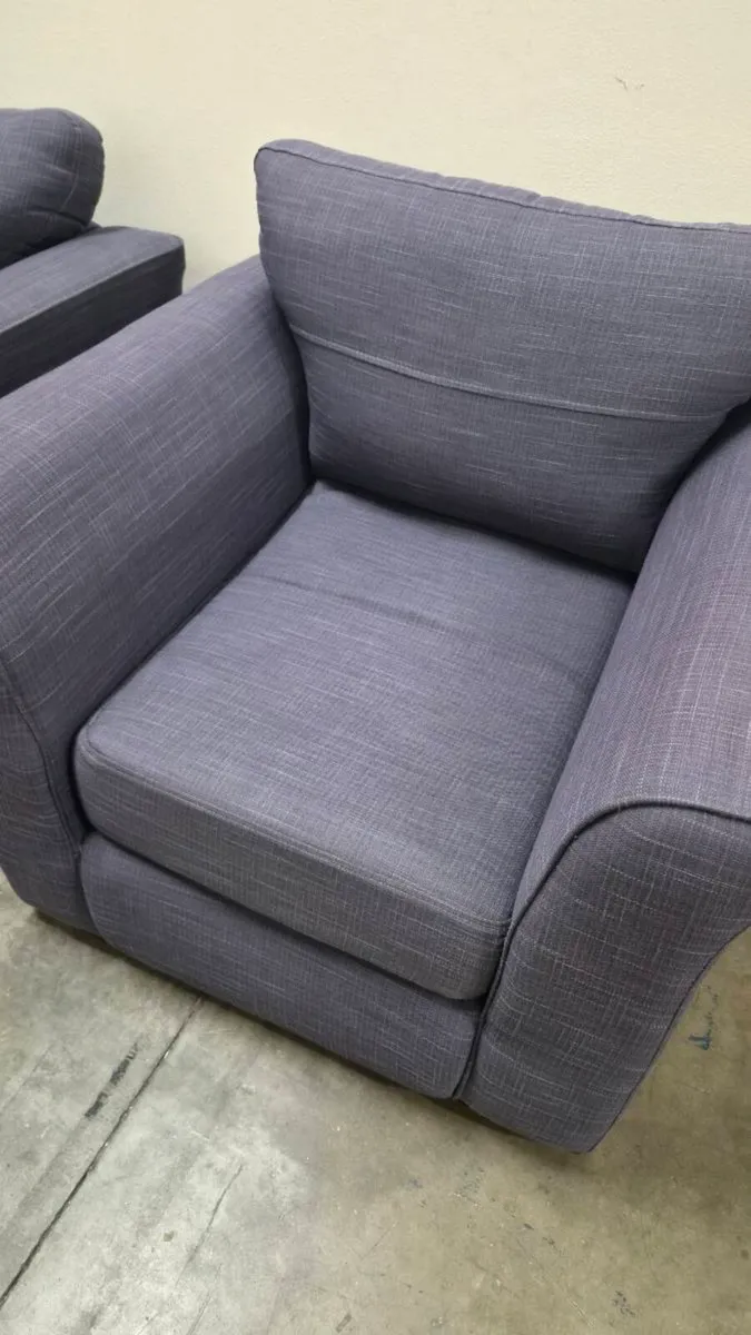Armchairs x 2 Grey - Image 4