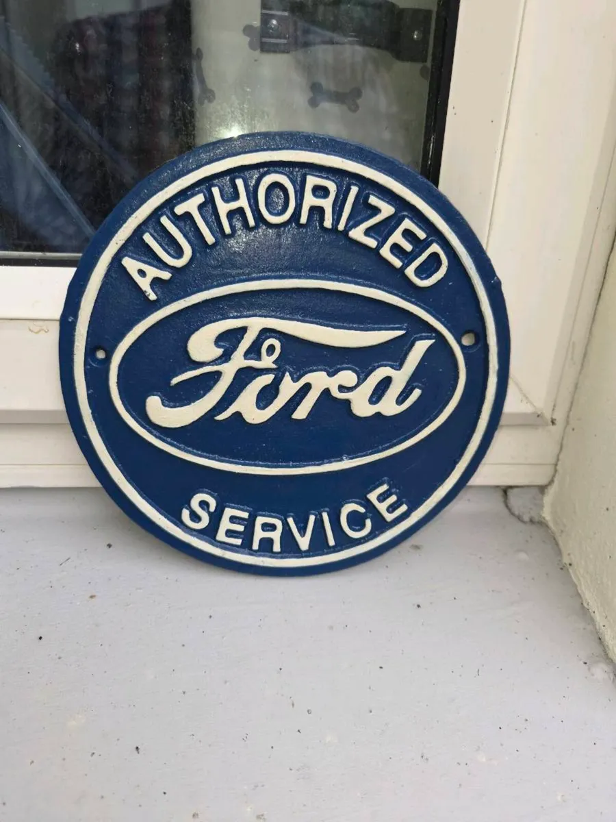 Ford  service cast iron sign