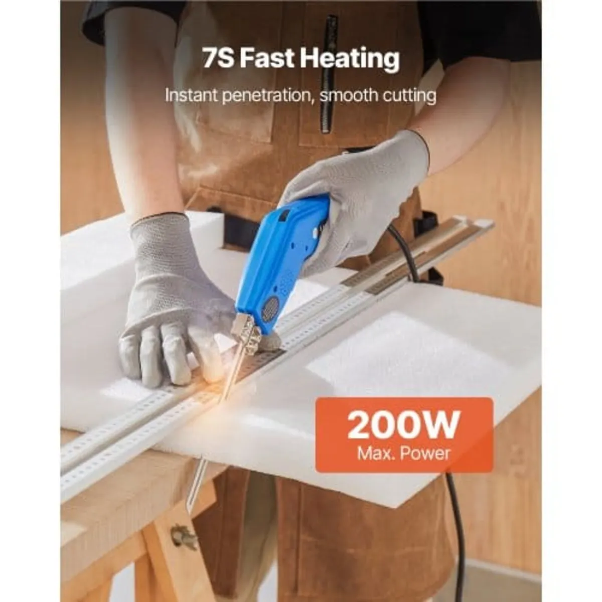 Hot Knife Foam Cutter, 200W Electric Foam Cutting - Image 3