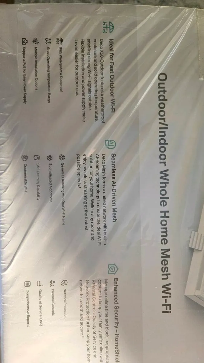 Deco AX3000 Outdoor/Indoor Mesh WiFI - Image 1