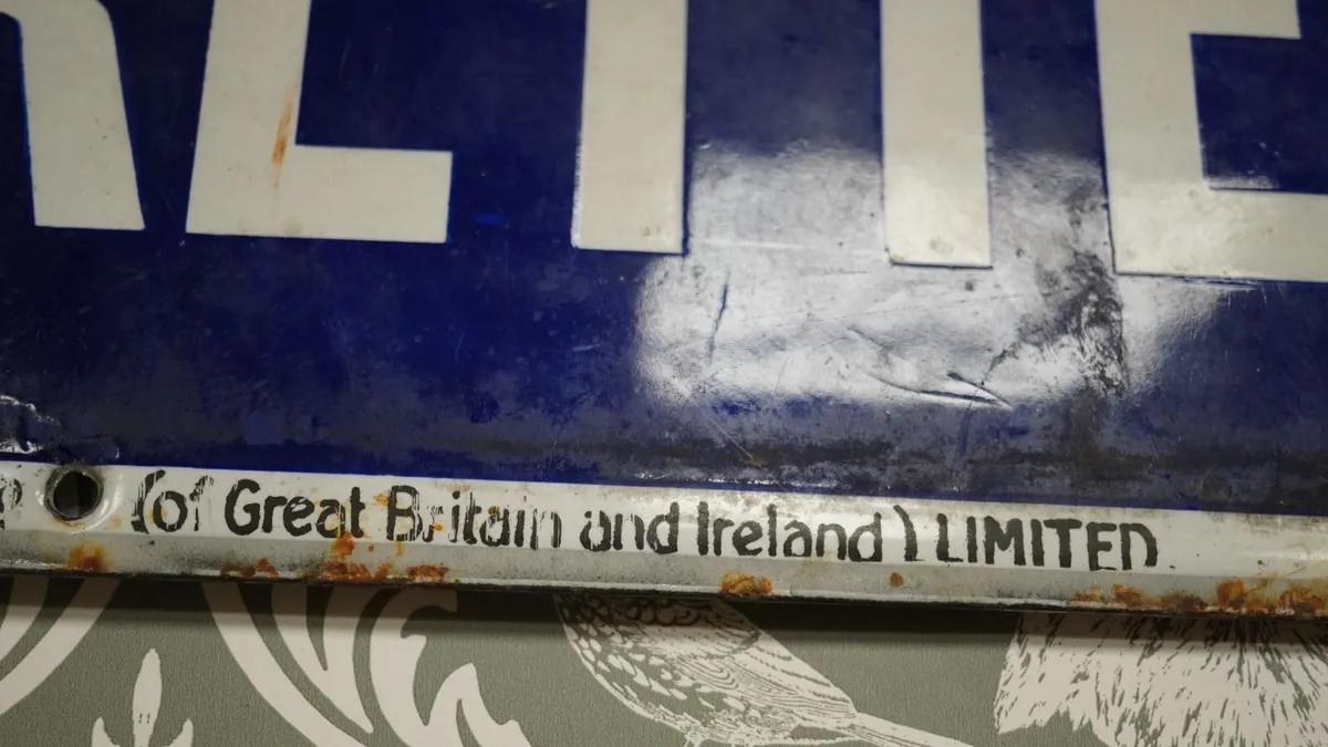 Enamelled Advertising Sign - Image 3
