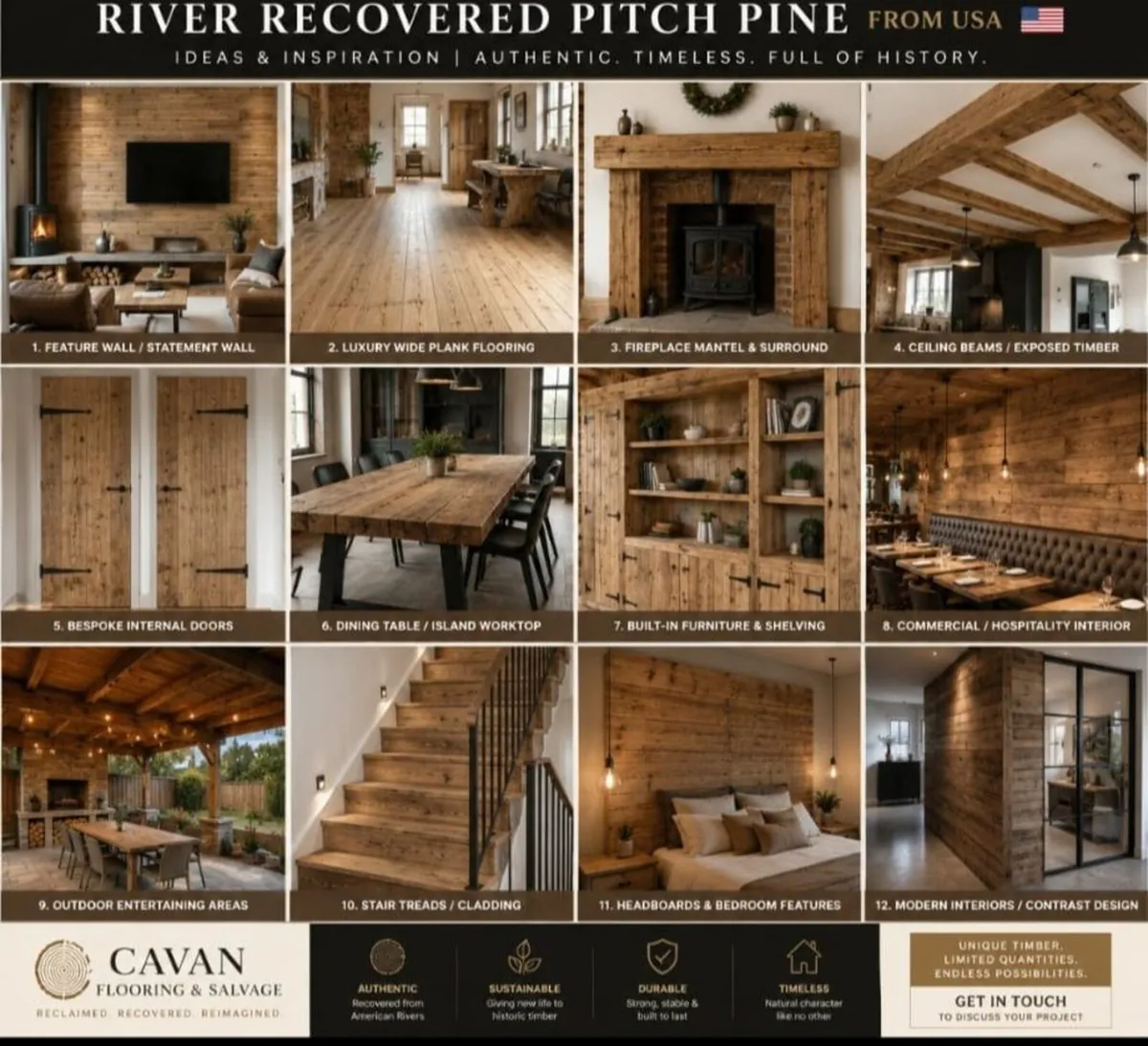 ✨ TIMELESS SOLID WOOD FLOORING — ELEGANCE THROUGHO - Image 1