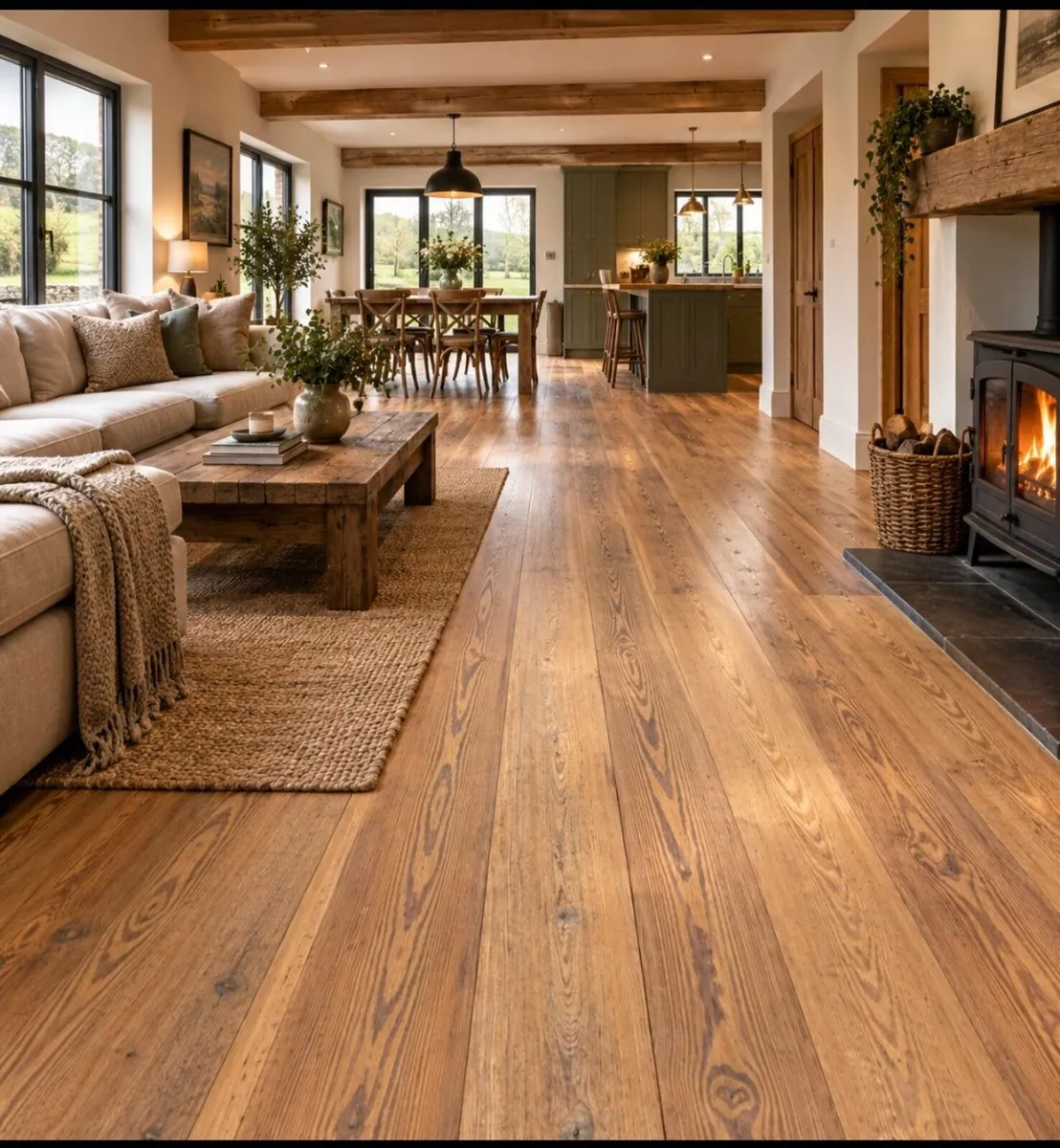 ✨ TIMELESS SOLID WOOD FLOORING — ELEGANCE THROUGHO - Image 4