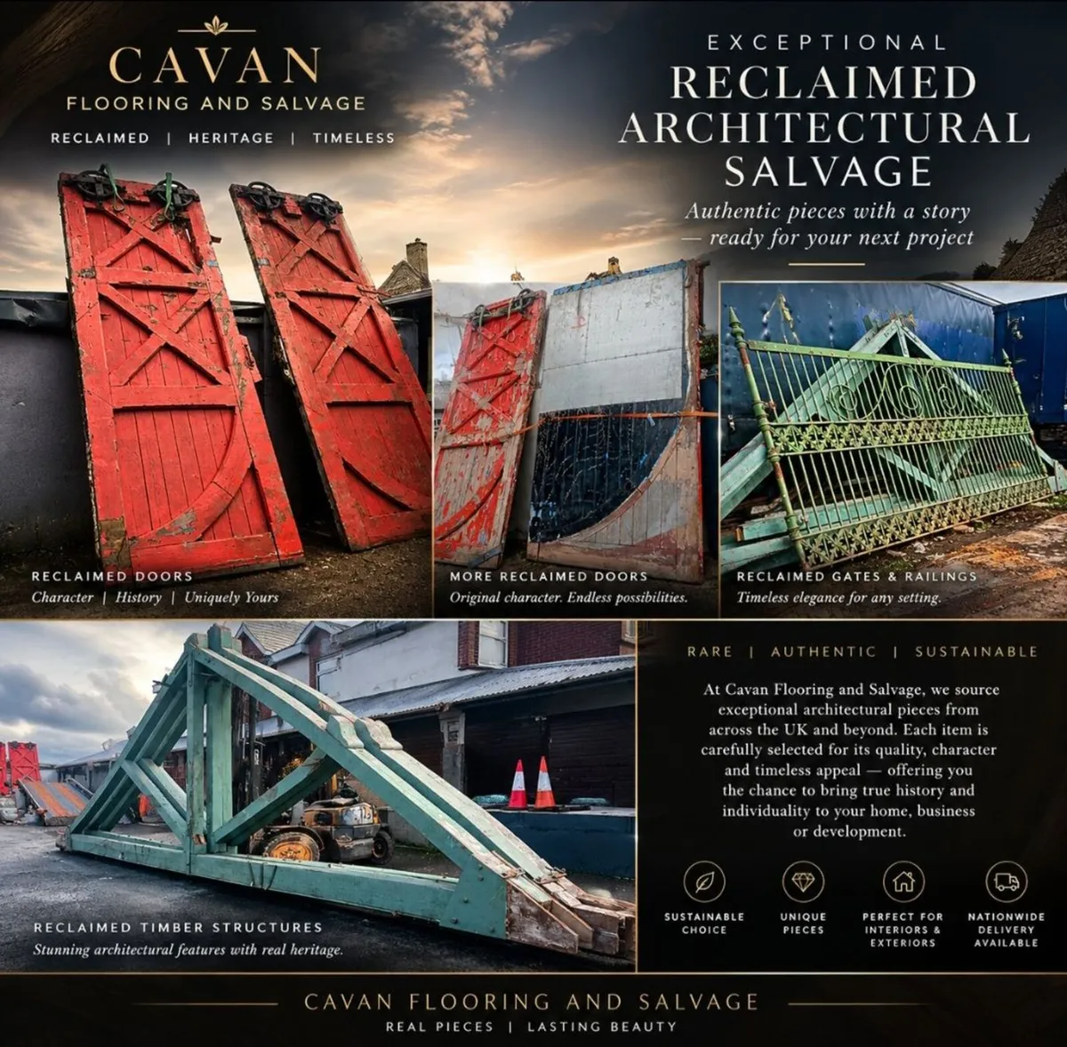 ✨ EXCEPTIONAL RECLAIMED ARCHITECTURAL SALVAGE ✨  M - Image 1