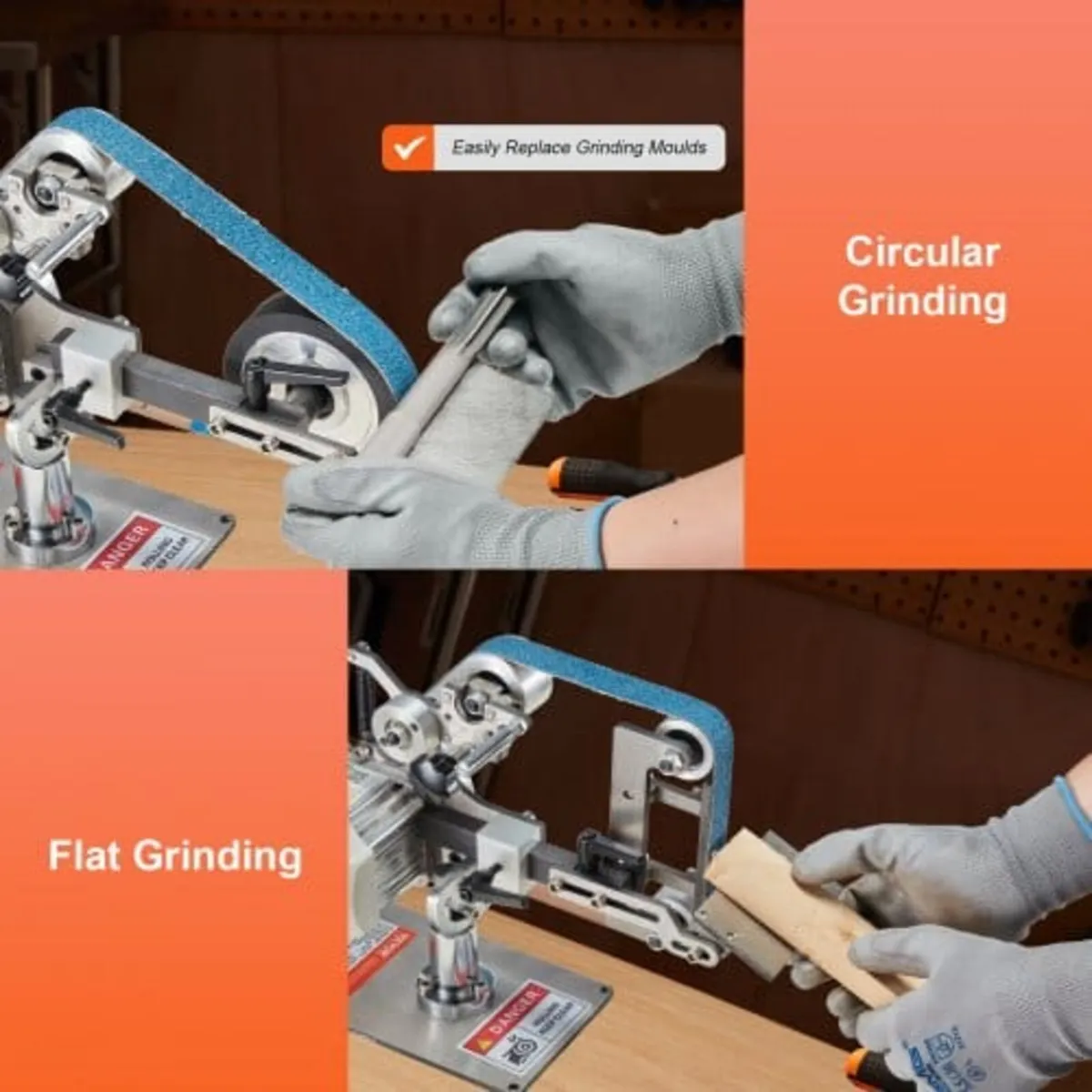 Belt Grinder Sander, 30 x 1-Inch Variable Speed Be - Image 2