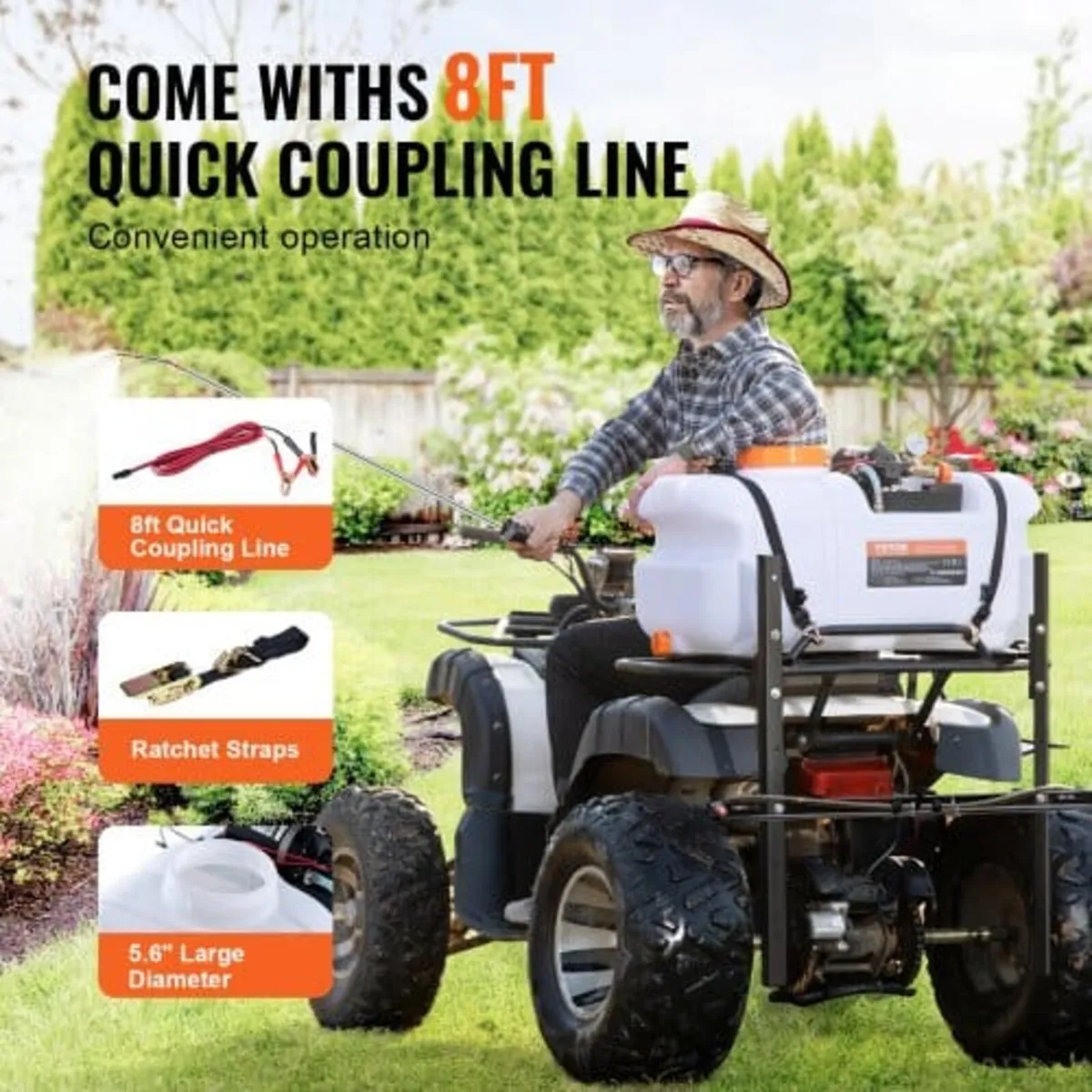ATV Spot Sprayer, 15.9 Gal/60 L ATV/UTV Broadcast - Image 2