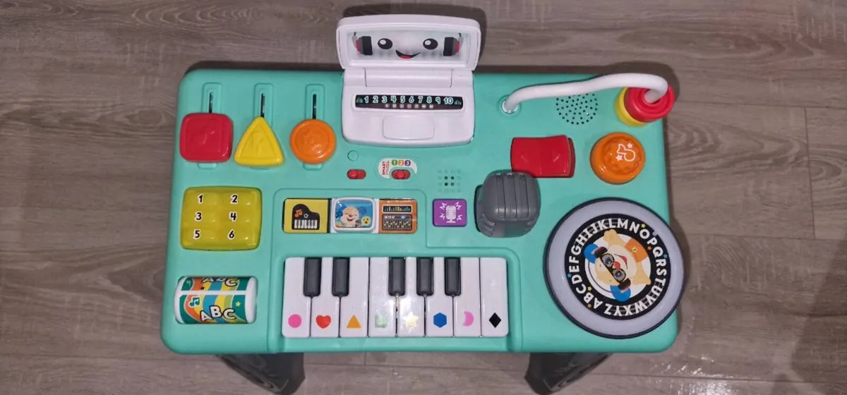 Fisher-Price Laugh & Learn Mix & Learn DJ Table - Image 1