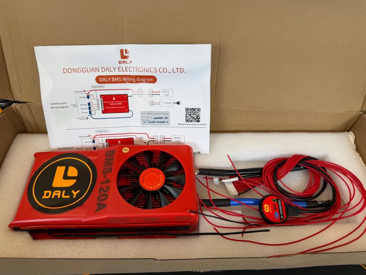 Daly Smart BMS 120A with Cooling Fan & Bluetooth - Image 2