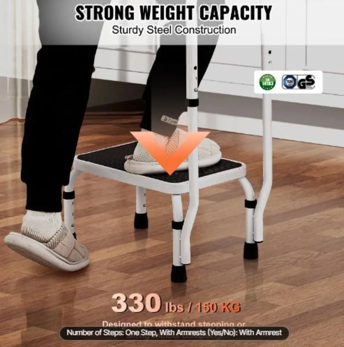 Step Stool 1-Step 150KG Capacity - Image 2