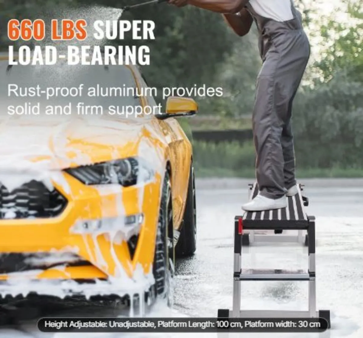 Folding Work Platform, 299.4 kg Load Capacity - Image 3
