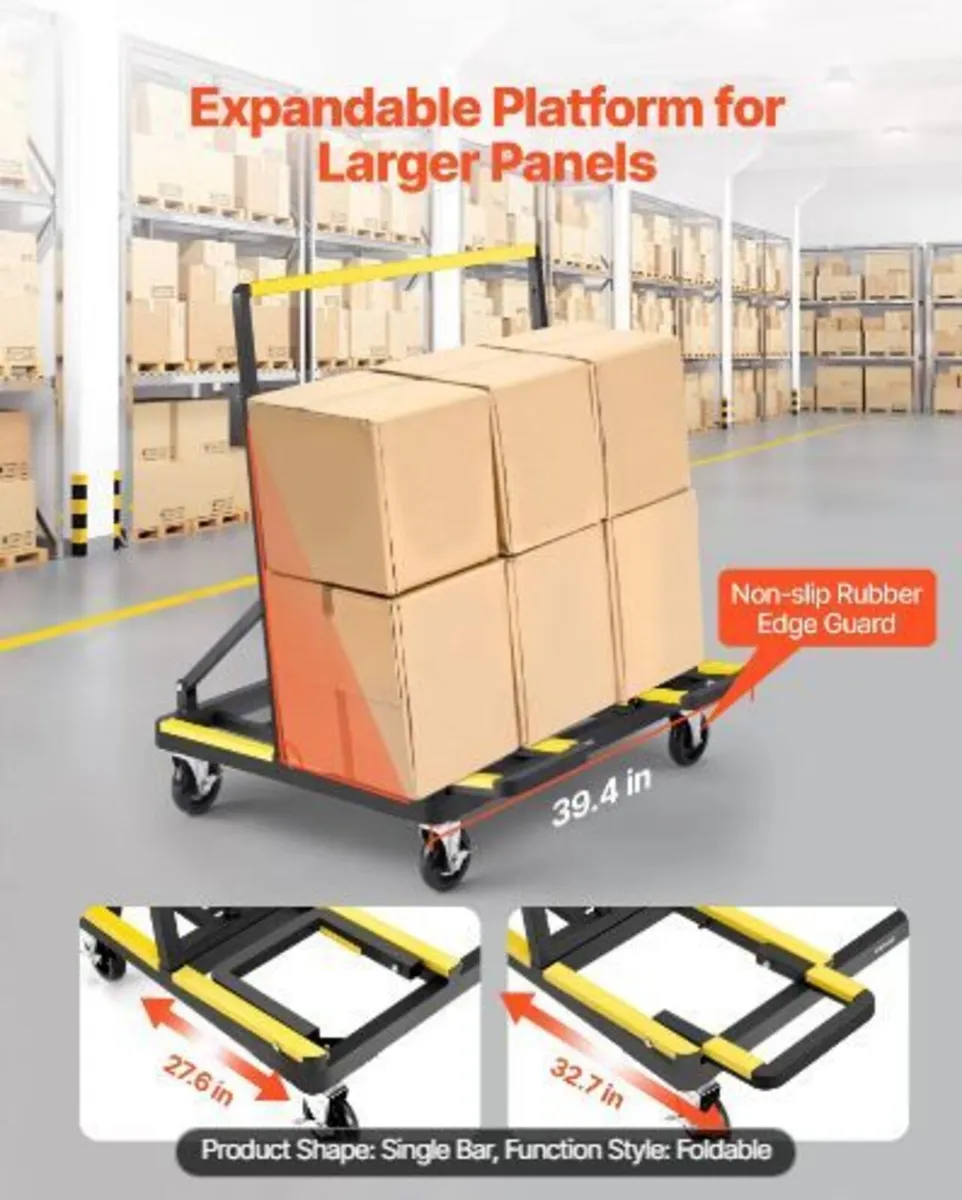 Drywall Cart Dolly, 816 kg Load Capacity - Image 3