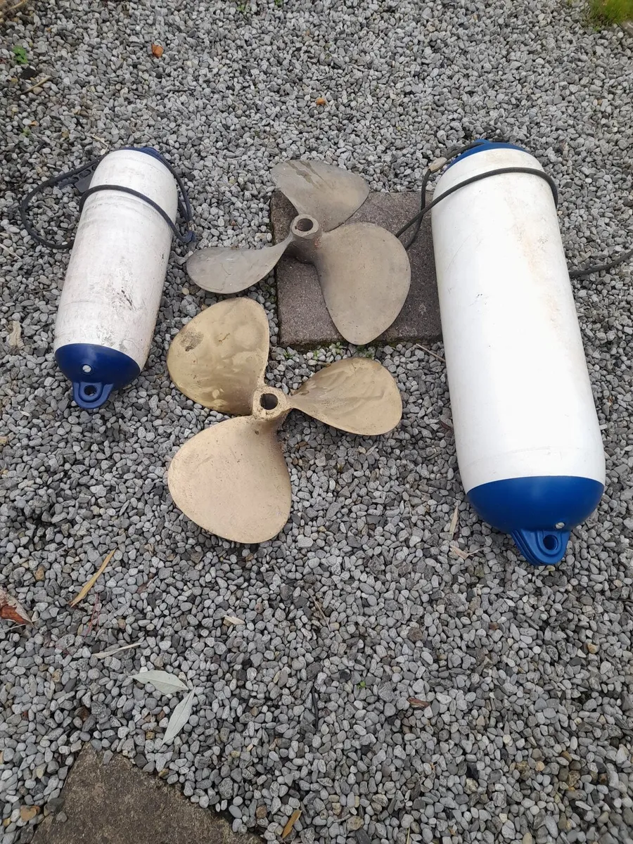 Fenders and brass propellers