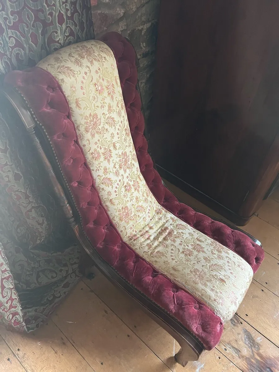 Edwardian Slipper Chair - Image 2