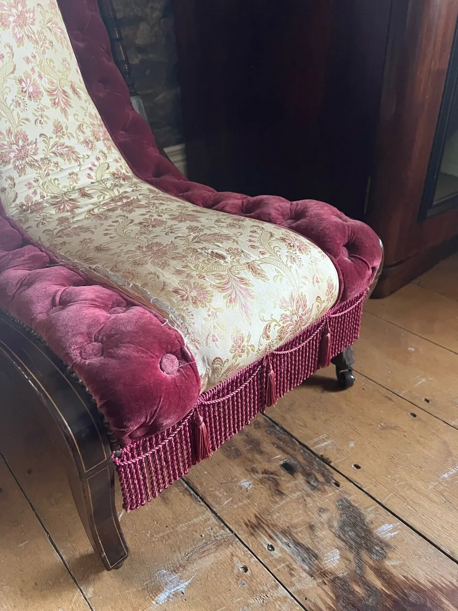 Edwardian Slipper Chair - Image 4
