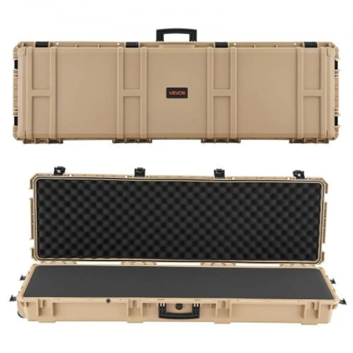 Hard Rifle Case, Lockable Rifle Case with Pre-cut - Image 1
