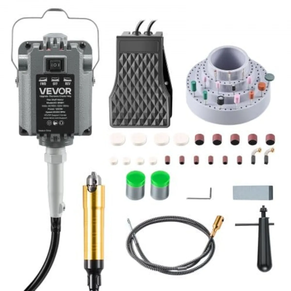 Flex Shaft Grinder, 1200W 30000RPM Electric Flex S - Image 1