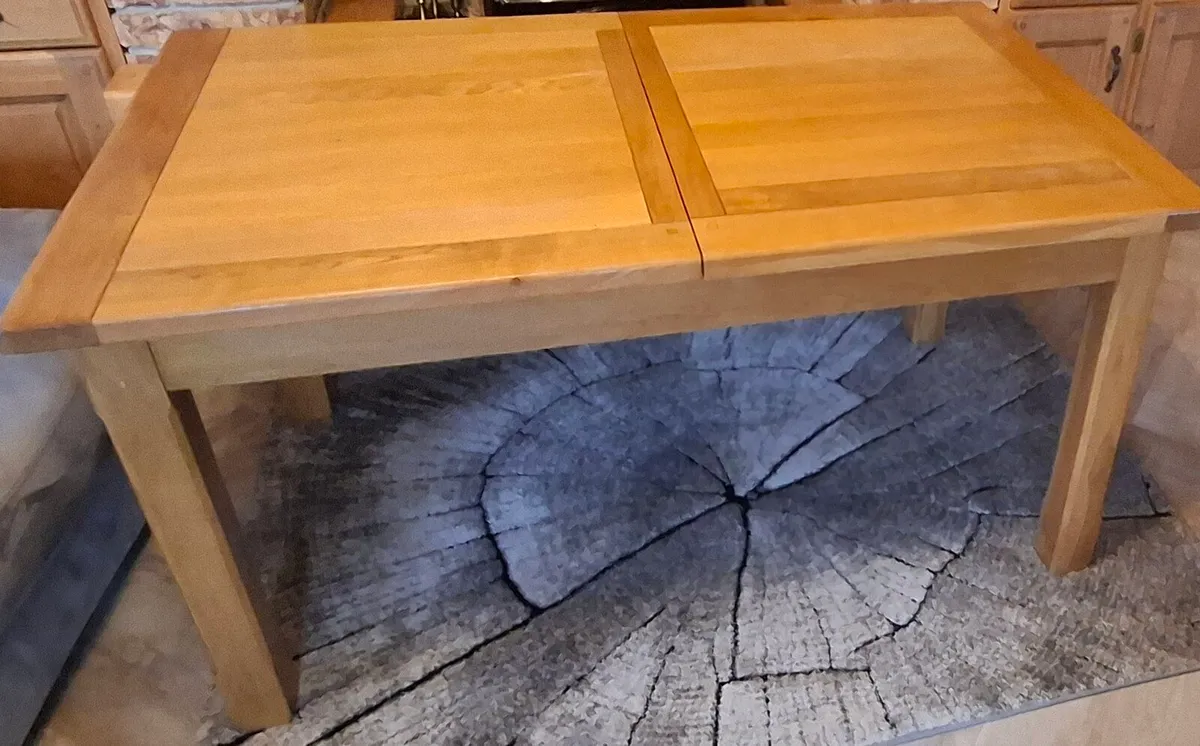 Oak Table & chairs - Image 2