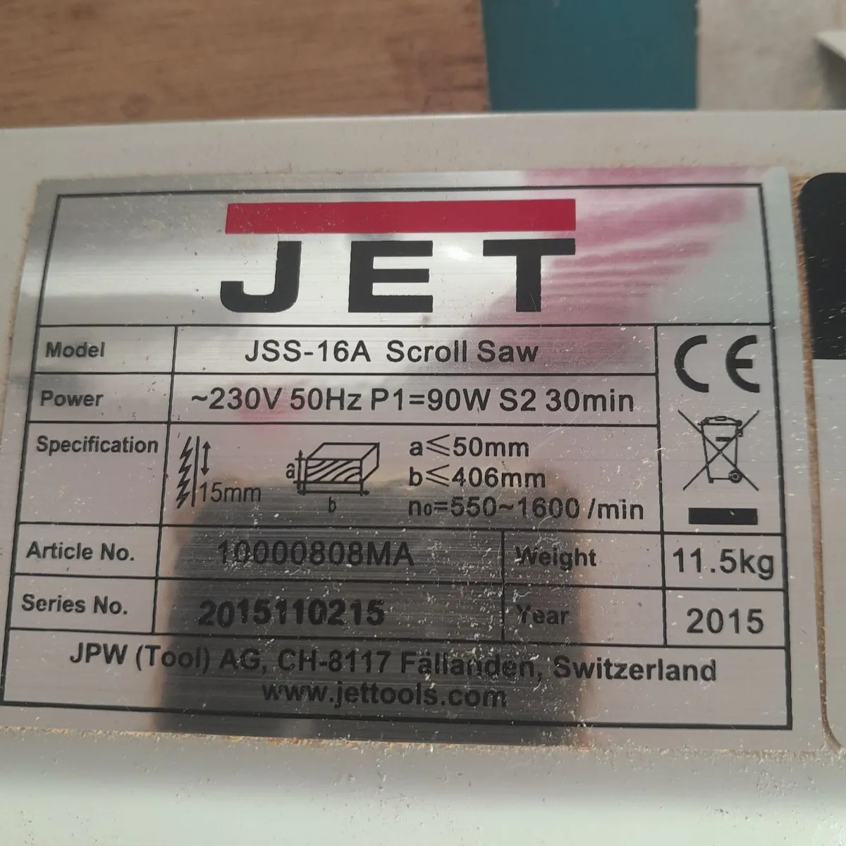 Jet Scroll Saw - Image 2