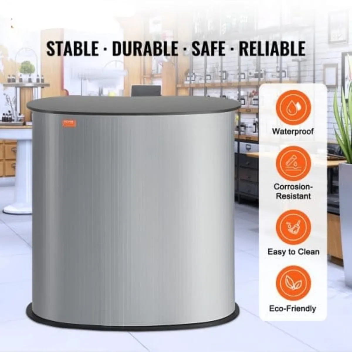 Portable Tradeshow Podium Table, 90 × 49 × 94 cm, - Image 2