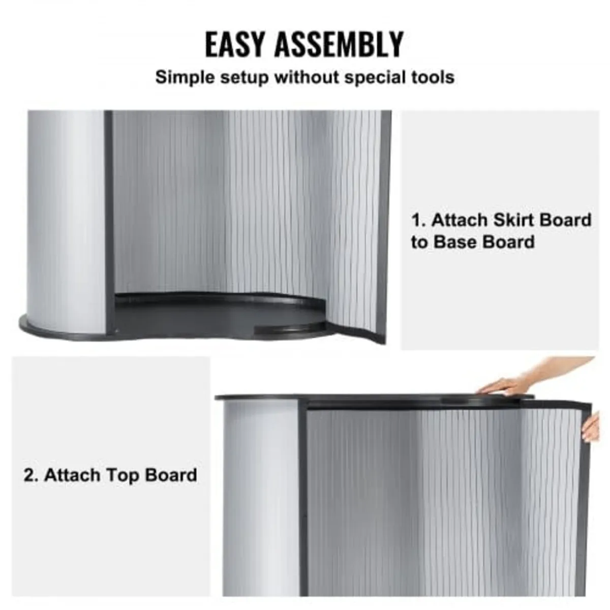 Portable Tradeshow Podium Table, 90 × 49 × 94 cm, - Image 4