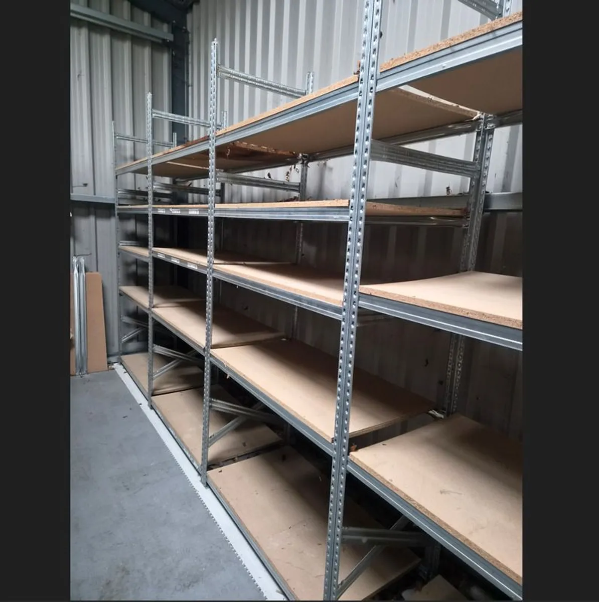88ft of Galvanised Shelving, 2500mm High - Image 2