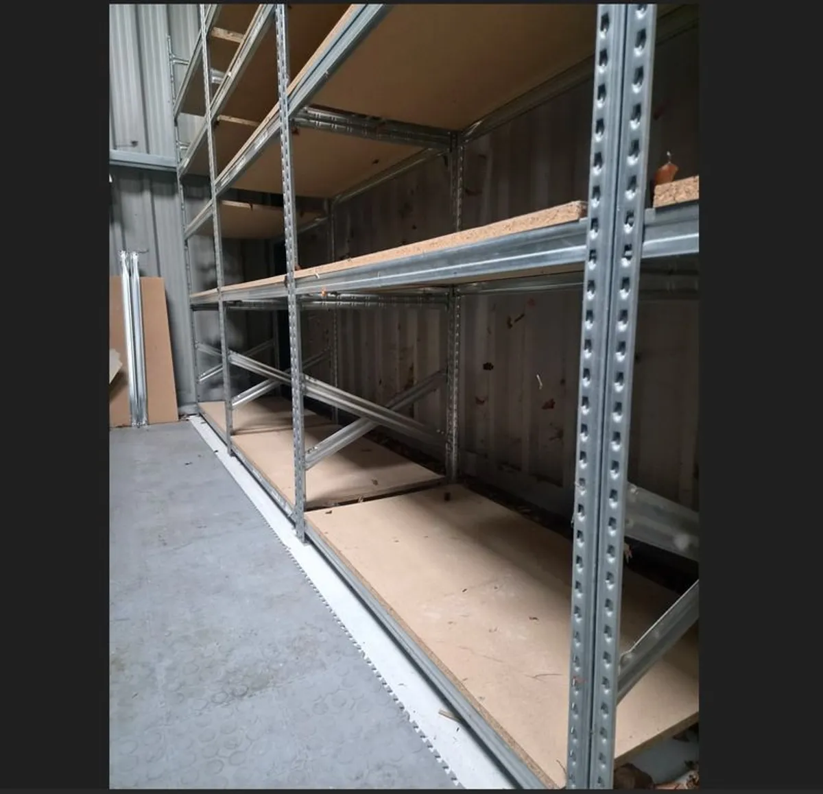 88ft of Galvanised Shelving, 2500mm High - Image 3