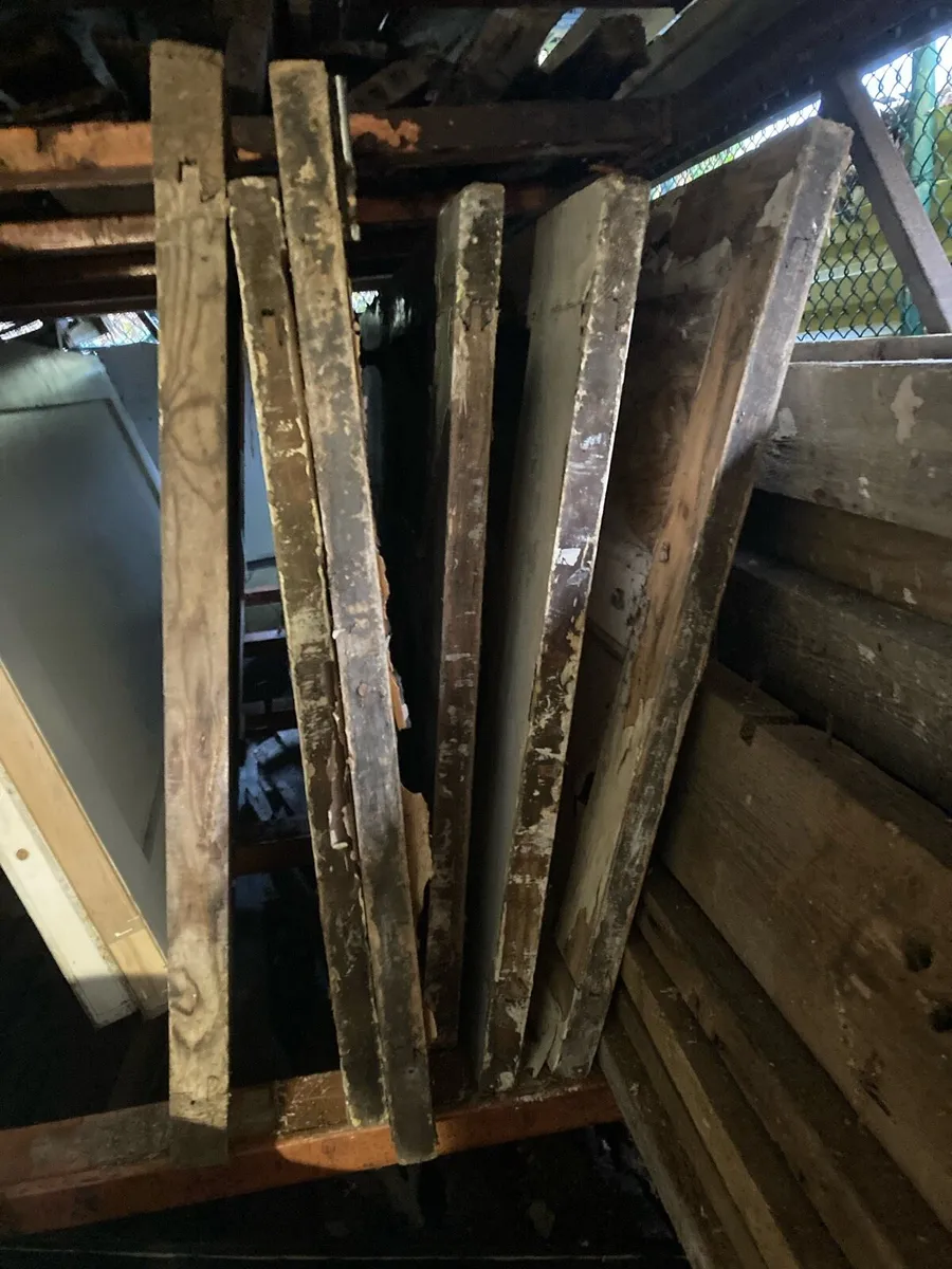 Five Vintage 4 panel internal doors