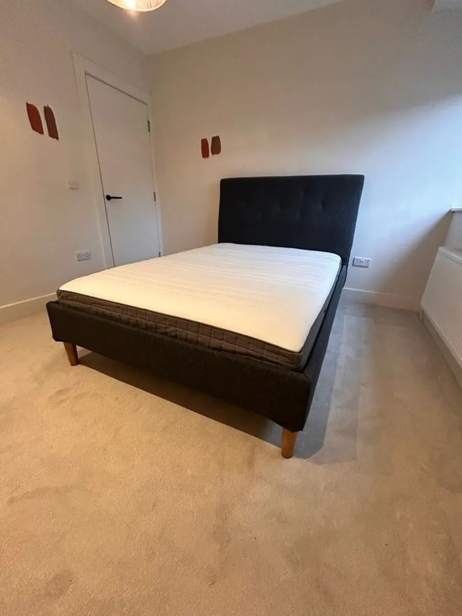 Double Bed and Mattress - Image 1