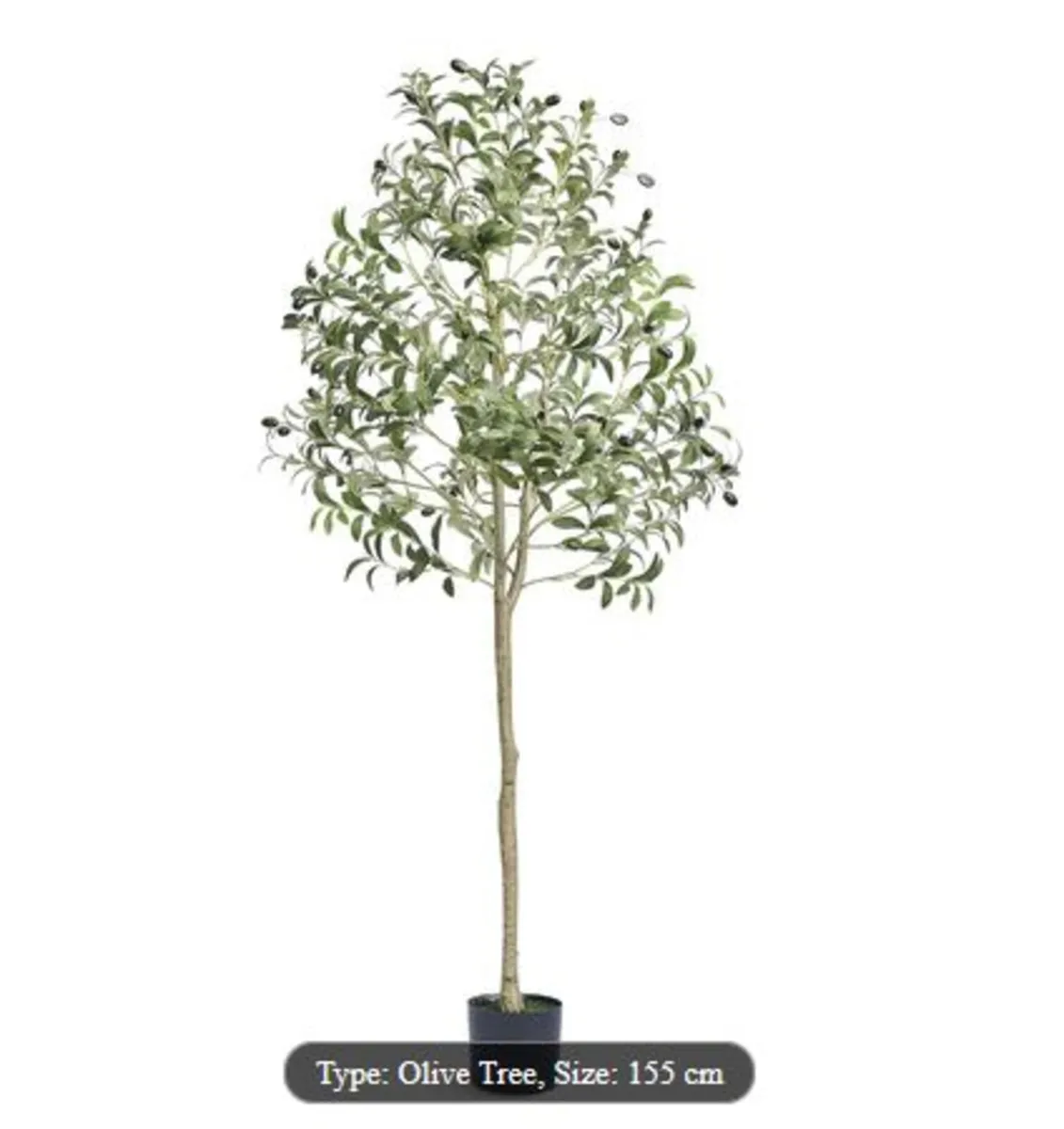 Artificial Olive Tree,1.5m Tall Faux Plant,Secure - Image 1
