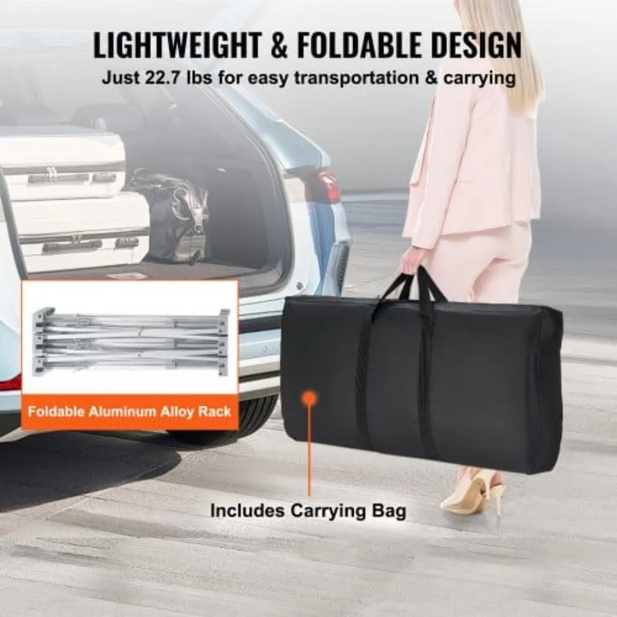 Portable Tradeshow Podium Table, 130 × 46,5 × 95 c - Image 4