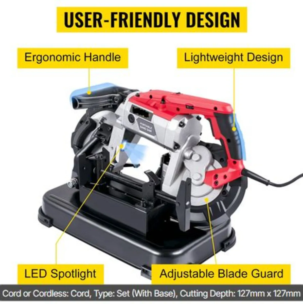 Portable Band Saw, 127 mm x 127 mm Cutting Depth - Image 2