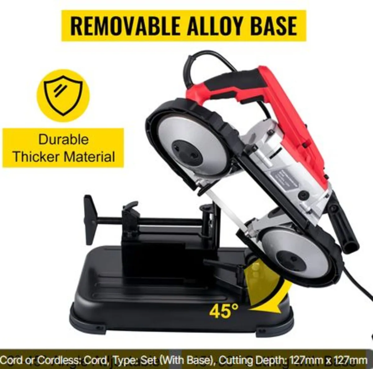 Portable Band Saw, 127 mm x 127 mm Cutting Depth - Image 3