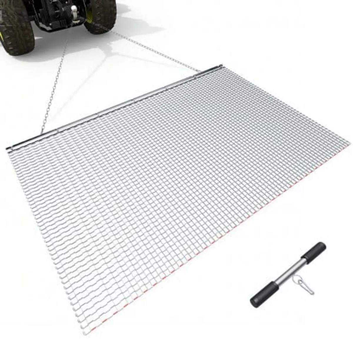 Drag Harrow, 2 x 1.2 m, High-Efficiency Chain Harr - Image 1